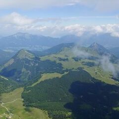 Flugwegposition um 09:48:07: Aufgenommen in der Nähe von Gemeinde Abtenau, Österreich in 2218 Meter